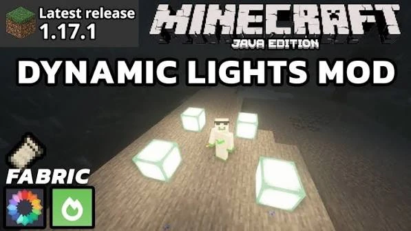 Dynamic Lights Mod and Standard Minecraft Lighting feature visual